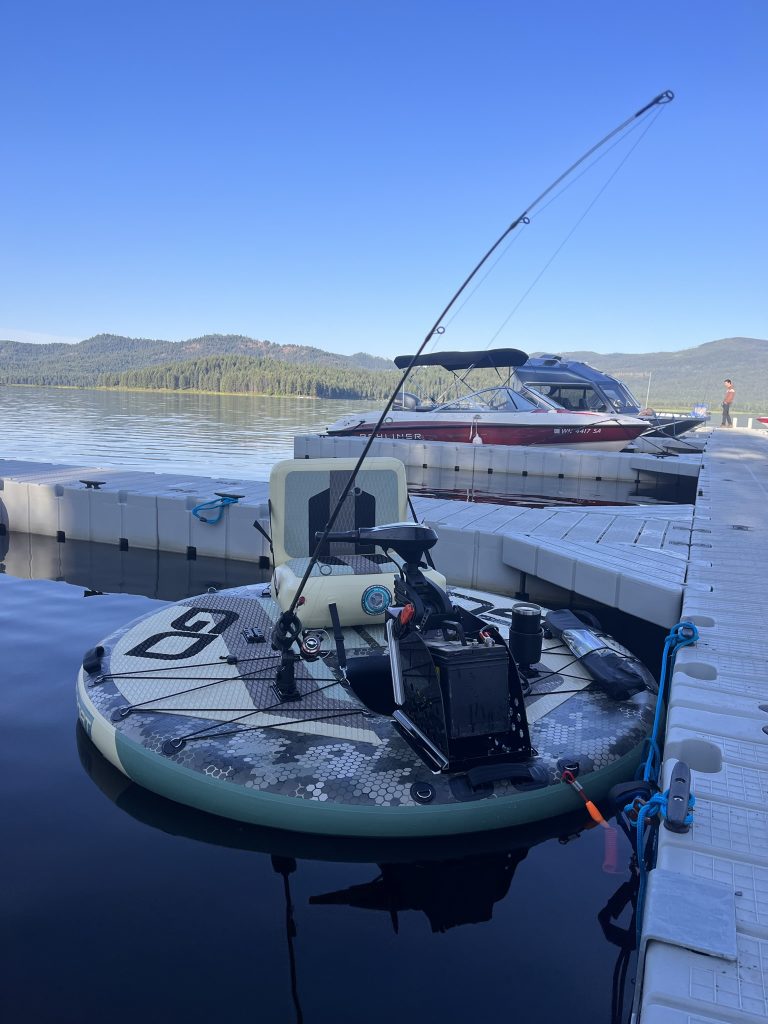 On the water